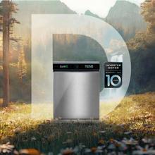 Bolero Aguazero 6320 Inox Lavavajillas 60 cm inox  con 15 servicios, Clase D, 8 Programas, pantalla FullColor XXL, Smart Wash, UV Light, Turbo Dry+, AutoClean, Half Load, Delay Start, ChildLock, bandeja superior ajustable y tercera bandeja