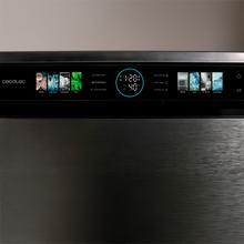 Bolero Aguazero 6320 Dark Máquina de lavar louça Bolero 60 cm Dark Inox com 15 talheres, Classe D, 8 programas, ecrã FullColor XXL, Smart Wash, Luz UV, Turbo Dry+, AutoClean, Half Load, Delay Start, ChildLock e terceira prateleira