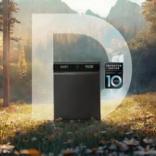 Bolero Aguazero 6320 Dark Máquina de lavar louça Bolero 60 cm Dark Inox com 15 talheres, Classe D, 8 programas, ecrã FullColor XXL, Smart Wash, Luz UV, Turbo Dry+, AutoClean, Half Load, Delay Start, ChildLock e terceira prateleira