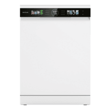 Bolero Aguazero 6620 Bolero 60 cm integrierbarer Geschirrspüler dark inox mit 15 Maßgedecken, Klasse C, 8 Programmen, Inverter-Motor, XXL-FullColor-Display, Smart Wash, UV-Licht, Turbo Dry+, AutoClean, Halbe Beladung, Delay Start, Kindersicherung und dritter Korb