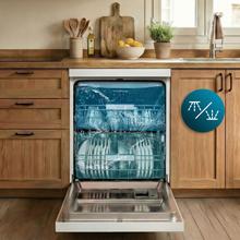 Bolero Aguazero 6620 Lave-vaisselle Bolero dark inox de 60 cm avec capacité pour 15 couverts, classe C, 8 programmes, moteur Inverter, écran FullColor XXL, Smart Wash, UV Light, Turbo Dry+, AutoClean, Demi-charge, Delay Start, ChildLock, deux paniers et tiroir à couverts