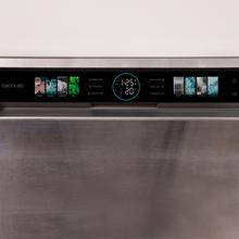 Bolero Aguazero 6620 Inox Lave-vaisselle Bolero inox de 60 cm avec capacité pour 15 couverts, classe C, 8 programmes, moteur Inverter, écran FullColor XXL, Smart Wash, UV Light, Turbo Dry+, AutoClean, Demi-charge, Delay Start, ChildLock, deux paniers et tiroir à couverts