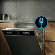 Bolero Aguazero 6620 Dark Lave-vaisselle Bolero dark inox de 60 cm avec capacité pour 15 couverts, classe C, 8 programmes, moteur Inverter, écran FullColor XXL, Smart Wash, UV Light, Turbo Dry+, AutoClean, Demi-charge, Delay Start, ChildLock, deux paniers et tiroir à couverts