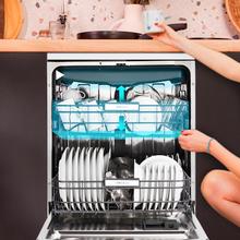 Bolero Aguazero 6620 Dark Bolero 60 cm integrierbarer Geschirrspüler dark inox mit 15 Maßgedecken, Klasse C, 8 Programmen, Inverter-Motor, XXL-FullColor-Display, Smart Wash, UV-Licht, Turbo Dry+, AutoClean, Halbe Beladung, Delay Start, Kindersicherung und dritter Korb