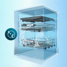 Bolero Aguazero 6620 Full-BI Lavavajillas Bolero integrable de 60 cm con 15 servicios, Clase C, 8 Programas, Motor Inverter, pantalla FullColor, Smart Wash, UV Light, Turbo Dry+, AutoClean, Half Load, Dual Zone Wash, Delay Start, ChildLock, bandeja superior ajustable y tercera bandeja