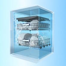 Bolero Aguazero 6620 Full-BI Lave-vaisselle Bolero encastrable de 60 cm avec capacité pour 15 couverts, classe C, 8 programmes, moteur Inverter, écran FullColor, Smart Wash, UV Light, Turbo Dry+, AutoClean, Demi-charge, Dual Zone Wash, Delay Start, ChildLock, deux paniers et tiroir à couverts