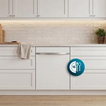 Bolero Aguazero 6620 Full-BI Matt White Glass Lavavajillas Bolero integrable y cristal blanco mate de 60 cm con 15 servicios, Clase C, 8 Programas, Motor Inverter, pantalla FullColor, Smart Wash, UV Light, Turbo Dry+, AutoClean, Half Load, Dual Zone Wash, Delay Start, bandeja superior ajustable y tercera badeja