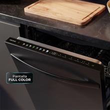 Bolero Aguazero 6620 Full-BI Matt Black Glass Lavavajillas Bolero integrable y cristal negro mate de 60 cm con 15 servicios, Clase C, 8 Programas, Motor Inverter, pantalla FullColor, Smart Wash, UV Light, Turbo Dry+, AutoClean, Half Load, Dual Zone Wash, Delay Start, ChildLock, bandeja superior ajustable y tercera bandeja