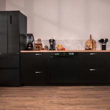 Bolero Aguazero 6620 S-BI Lavavajillas Bolero semi-integrable de 60 cm con 15 servicios, Clase C, 8 Programas, Motor Inverter, pantalla FullColor XXL, Smart Wash, UV Light, Turbo Dry+, AutoClean, Half Load, Dual Zone Wash, Delay Start, ChildLock, bandeja superior ajustable y tercera bandeja