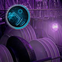 Bolero Aguazero 6620 S-BI Lavavajillas Bolero semi-integrable de 60 cm con 15 servicios, Clase C, 8 Programas, Motor Inverter, pantalla FullColor XXL, Smart Wash, UV Light, Turbo Dry+, AutoClean, Half Load, Dual Zone Wash, Delay Start, ChildLock, bandeja superior ajustable y tercera bandeja