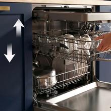 Bolero Aguazero 6900 Inox Lavavajillas inox de 15 cubiertos, clase energética A, acabados en imitación cuero, pantalla FullColor XXL, motor Inverter Plus, 8 programas, función UV Hygiene, secados Auto Open y Turbo Dry+, Dual Zone Wash, bandeja ajustable, Half Load, Machine Care, Delay Start, bandeja  para cubiertos y ChildLock.