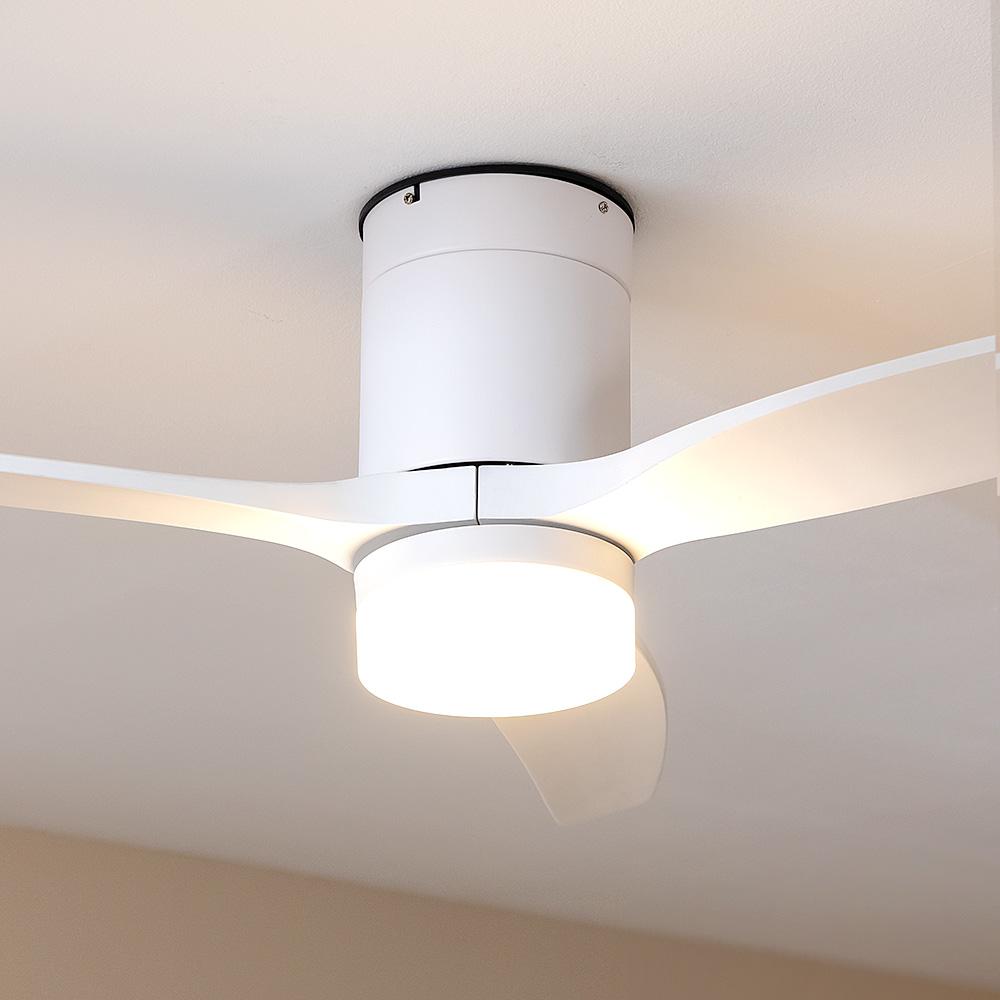 Cecotec Ventilateur Plafond EnergySilence Aero 3050 White - 35W Avec Lumière LED Et Télécommande