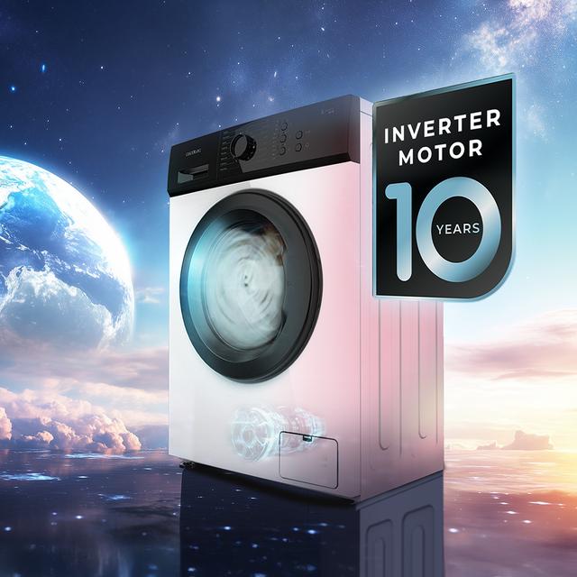 Bolero DressCode 620 Inverter Lavadora de 6 kg de capacidad, Clase A, 1000 rpm, Motor Inverter Plus, 16 programas, con función vapor SteamMax, Spa Care, Drum Clean, Delay Start, KidLock, Pre-lavado y programa rápido 15'