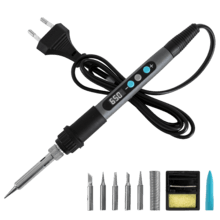 PrecissionSoldier 650 Vision Soldador de precisión con 100W de potencia. Pantalla digital integrada para control de temperatura. Alcanza 650ºC.  Set de accesorios completo.