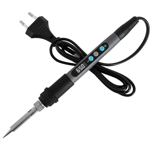 PrecissionSoldier 650 Vision Full Soldador de precisión con 100W de potencia. Pantalla digital integrada para control de temperatura. Alcanza 650ºC. Maletín y set de accesorios completo.