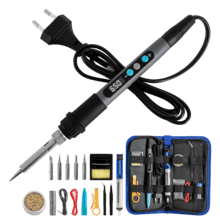 PrecissionSoldier 650 Vision Full Soldador de precisión con 100W de potencia. Pantalla digital integrada para control de temperatura. Alcanza 650ºC. Maletín y set de accesorios completo.