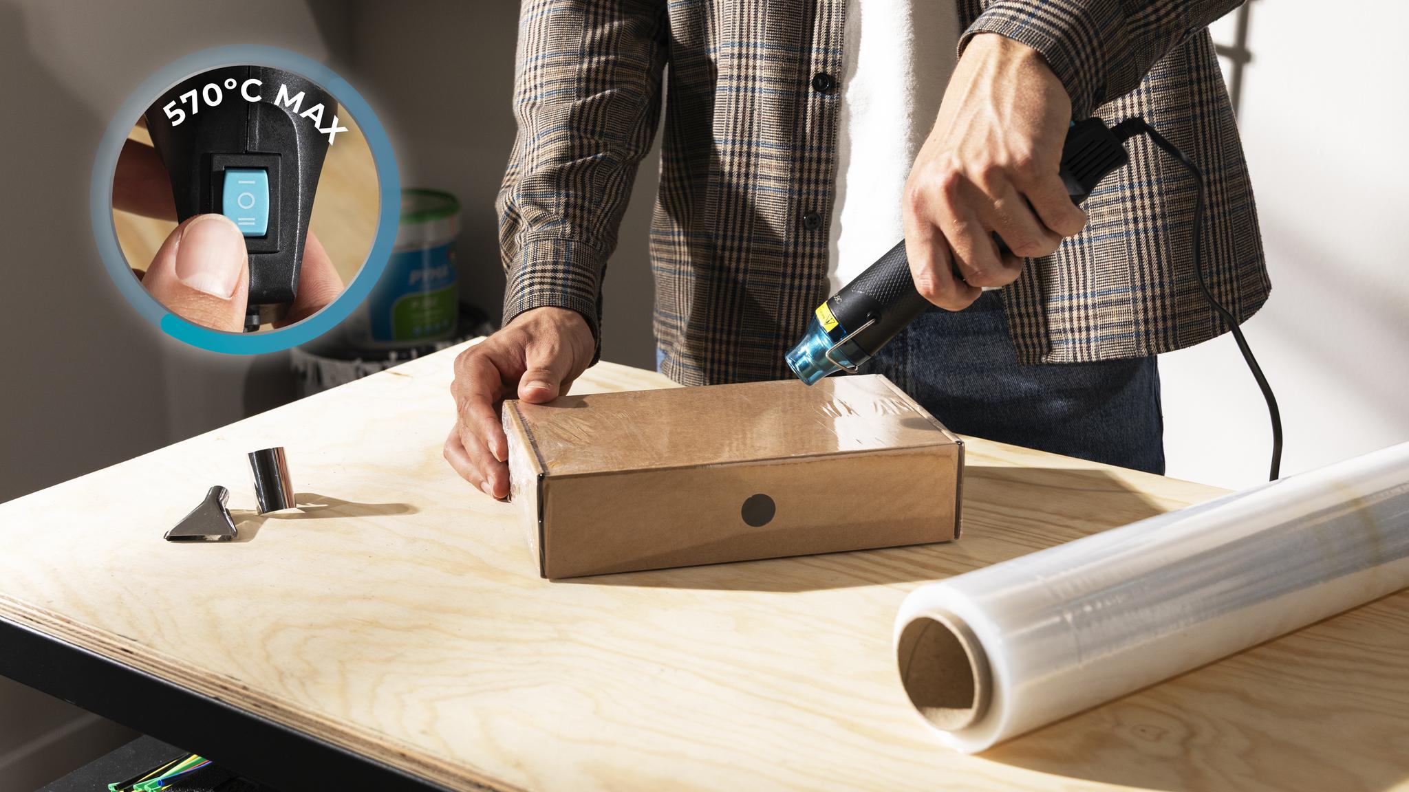 Leistung und Temperatur je nach Aufgabe.