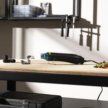 HellGun 200 Pistola de calor com cabo e 450 W de potência. Atinge até 570 ºC. Inclui 3 bicos. Temperatura regulável em 3 níveis.