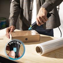 HellGun 200 Pistola de calor com cabo e 450 W de potência. Atinge até 570 ºC. Inclui 3 bicos. Temperatura regulável em 3 níveis.