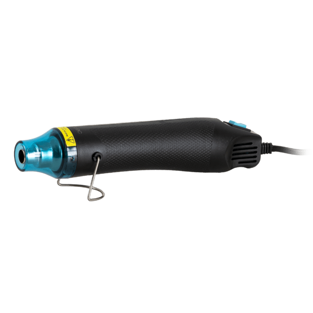 HellGun 200 Pistola de calor cable con 450W de potencia. Alcanza hasta 570ºC. Incluye 3 boquillas. Temperatura regulable en 3 niveles.