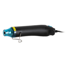 HellGun 200 Pistola de calor cable con 450W de potencia. Alcanza hasta 570ºC. Incluye 3 boquillas. Temperatura regulable en 3 niveles.