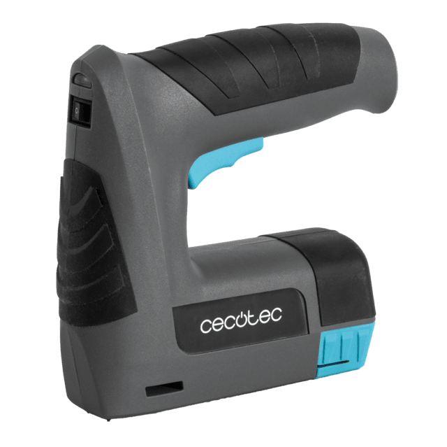 FastTacker 4000 Graffatrice a batteria da 4V 1500mAh. 2in1 compatibile con graffe e chiodi. Fissaggi duraturi. Include 9000 graffe metalliche e chiodi.