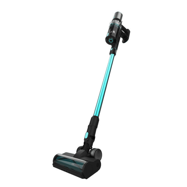 Conga Rockstar 2500 Thunder Pet Flex.Aspirador escoba sin cables sin bolsa BLDC con 400 W de potencia total y 120 AW. 65 minutos de autonomía en modo ECO. Cepillo HairLess antienredos. Tubo rígido, accesorio 2 en 1 para muebles y accesorio para esquinas.