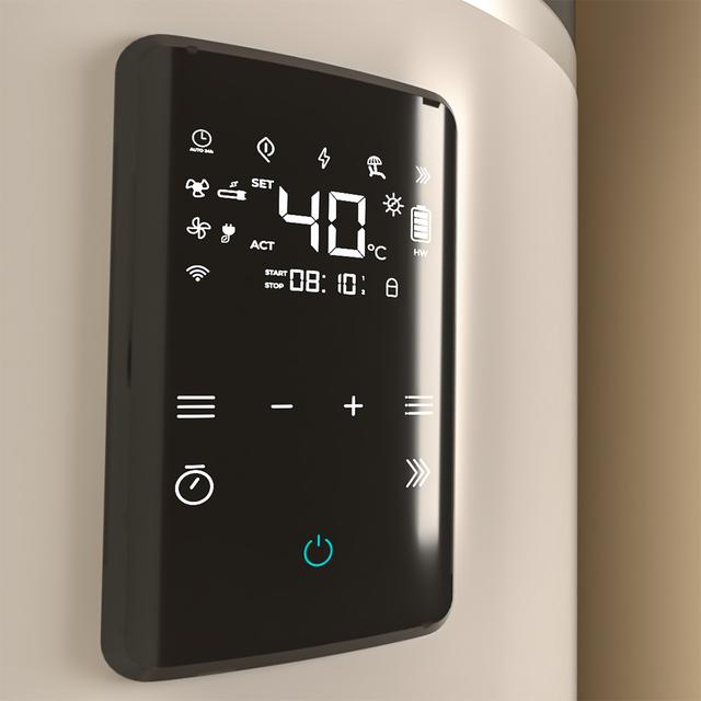 AeroThermal 80 Water Connected Termo con Aerotermia de 80L, Energía Sostenible, Pantalla Táctil, Control por APP y Clase Energética A+