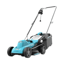 Terrenator 330 Flex Cortacésped cable con 1200W. Ancho de corte 33cm. Fácil maniobrabilidad. Altira de corte ajustable. Seguridad con tecnología BeltDrive.