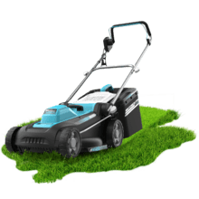 Terrenator 360 Flex Z Cortacésped cable con 1500W. Ancho de corte 36cm. Cambio de altura sistema Z-Tech. 3in1 con mulching. Ruedas trraseras XL. Seguridad con tecnología BeltDrive.