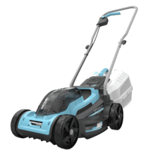 Terrenator E1 Liberty Cortacésped motor sin escobillas Brushless. Funciona con una batería 21V 4Ah. Altura de corte regulable. Ancho de 32cm. 3in1 con mulching.