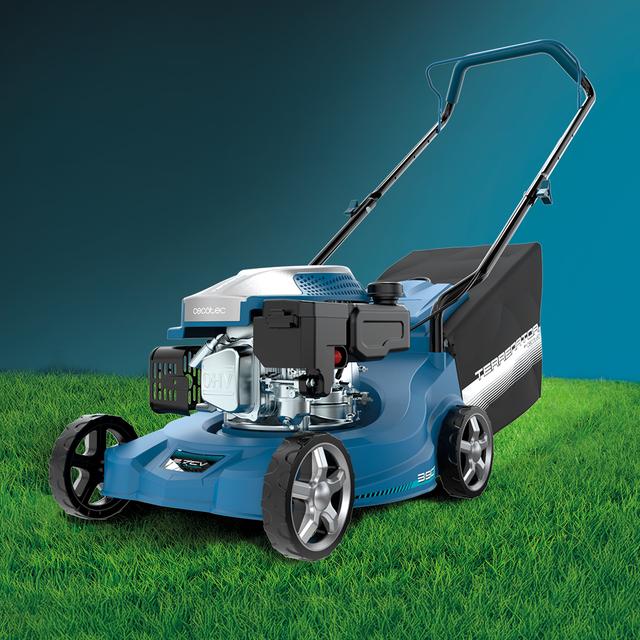 Terrenator 2700.39 Power Cortacésped de gasolina 127cc.Ancho de 39cm.  Altura de corte regulable. 2in1.