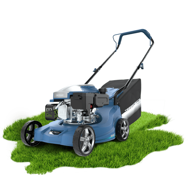 Terrenator 2700.39 Power Cortacésped de gasolina 127cc.Ancho de 39cm.  Altura de corte regulable. 2in1.