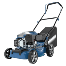 Terrenator 2700.41 Total Z Cortacésped de gasolina de 144cc. Cuerpo de acero 41cm. Cambio de altura sistema Z-Tech. 3in1 con mulching. Ruedas traseras XL