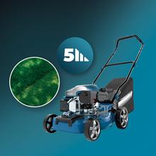 Terrenator 2700.41 Total Z Cortacésped de gasolina de 144cc. Cuerpo de acero 41cm. Cambio de altura sistema Z-Tech. 3in1 con mulching. Ruedas traseras XL