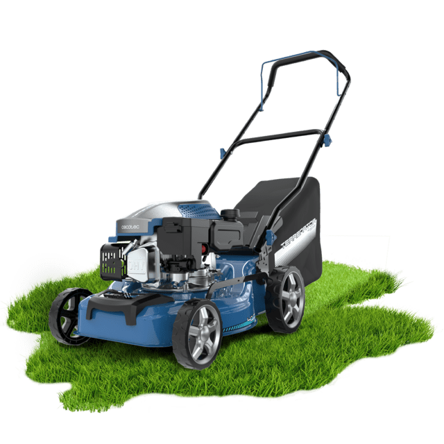 Terrenator 2700.41 Total Z Cortacésped de gasolina de 144cc. Cuerpo de acero 41cm. Cambio de altura sistema Z-Tech. 3in1 con mulching. Ruedas traseras XL