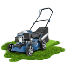 Terrenator 2700.41 Total Z Cortacésped de gasolina de 144cc. Cuerpo de acero 41cm. Cambio de altura sistema Z-Tech. 3in1 con mulching. Ruedas traseras XL