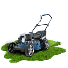 Terrenator 3200.46 Total Z Cortacésped de gasolina de 144cc. Cuerpo de acero 46cm. Cambio de altura sistema Z-Tech. 4in1 con mulching. Ruedas traseras XL
