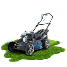 Terrenator 4000.51 Total Z Auto Cortacésped de gasolina de 167cc. Cuerpo de acero 51cm. Cambio de altura sistema Z-Tech y populsión automática. 4in1 con mulching.