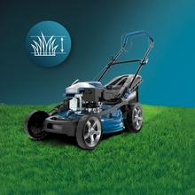 Terrenator 4000.51 Total Z Auto Cortacésped de gasolina de 167cc. Cuerpo de acero 51cm. Cambio de altura sistema Z-Tech y populsión automática. 4in1 con mulching.