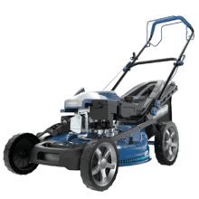 Terrenator 4000.51 Total Z Auto Cortacésped de gasolina de 167cc. Cuerpo de acero 51cm. Cambio de altura sistema Z-Tech y populsión automática. 4in1 con mulching.