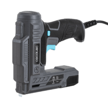 FastTacker 400 Power Grapadora eléctrica con 70W de potencia. Compatible con grapas y clavos. Libertad moviniento 3m cable. Incluye, bolsa de transporte, grapas y clavos.