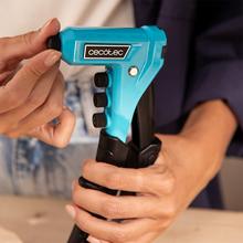 Remachadora manual FixerForce 4000 Full equip Rivettatrice manuale. Regolazione senza chiave. Compresi 4 ugelli di diverse dimensioni e punte per trapano.  Valigetta e 400 rivetti inclusi.