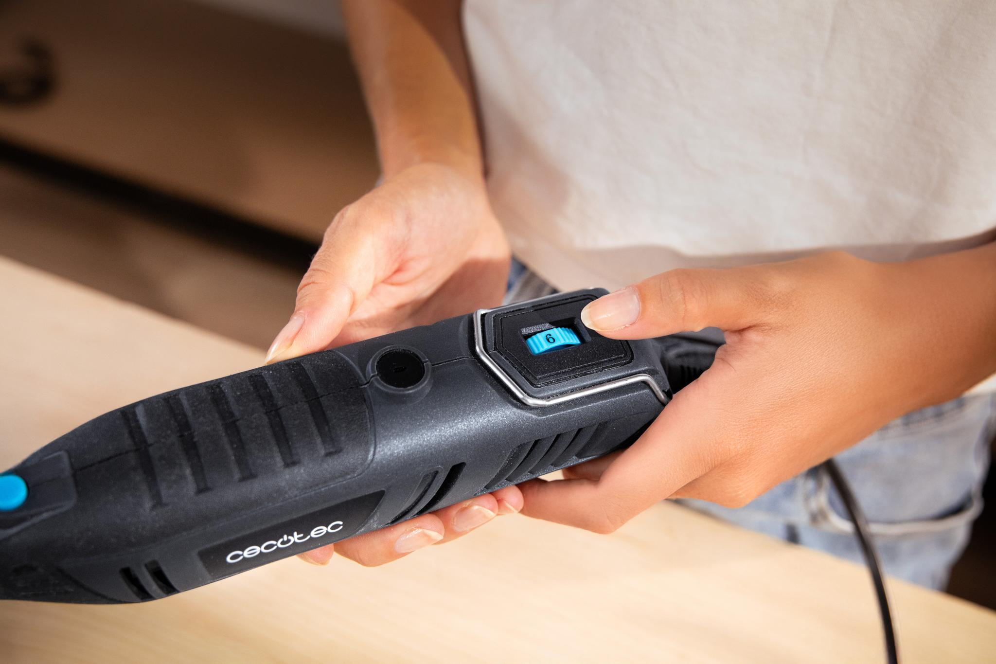 Velocidad ajustable y pantalla