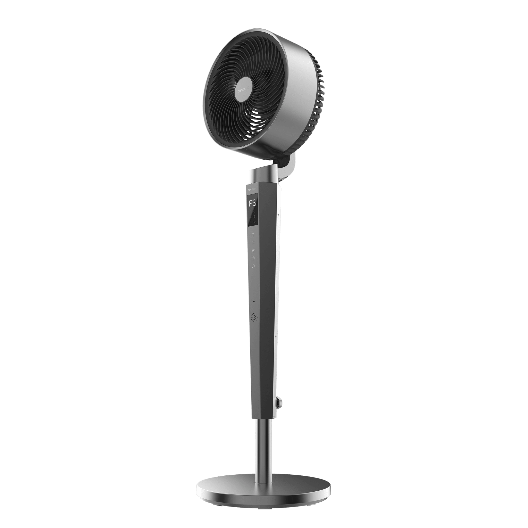 Circolatore d'aria da pavimento EnergySilence 2400 Cyclone Noir 40W con 24 velocità, oscillazione a 120°, telecomando e display LED