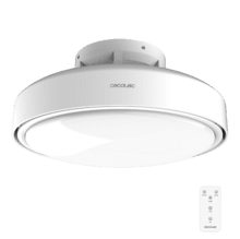 EnergySilence LampAero 7500 SeaBreeze Ventilador de Techo Bladeless de 15 W con 6 Velocidades de brisa, Mando a Distancia, Temporizador y Luz Regulable