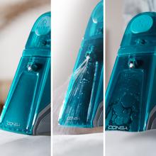 Conga MotorHand Carpet&Spot Clean 2000 Limpiatapicerías de mano inalámbrico. Cepillo motorizado para desincrustar la suciedad. Potencia de 90 W. Spray pulverizador. 25 minutos de autonomía. Depósito de agua limpia de 220 ml y depósito de agua sucia de 200 ml.