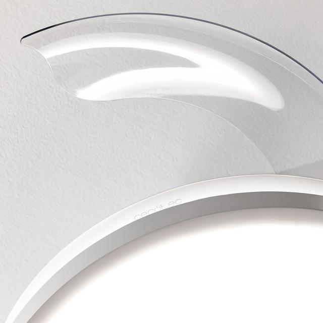 EnergySilence Aero 4300 Invisible White Ventilador de techo de 35W con 6 Velocidades, Aspas Retráctiles, Mando a Distancia y Luz LED con 3 Intensidades.