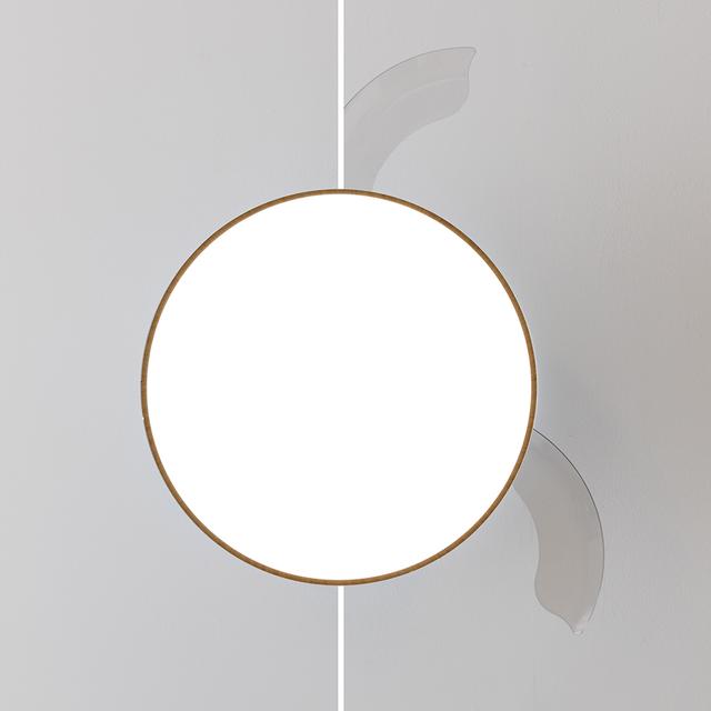 EnergySilence Aero 4320 Invisible Wood&White Ventilador de techo de 35W con 6 Velocidades, Aspas Retráctiles, Mando a Distancia y Luz LED con 3 Intensidades