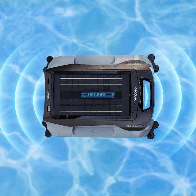 Conga Pooldroid AquaSkater Robots limpiapiscinas para la superficie solar